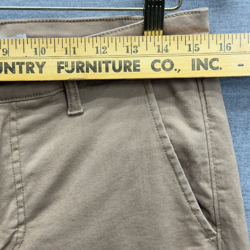 Ella Moss Womens Khaki Crop Pants‎ Casual Wide Leg Trousers Size 6 (31x26) - Picture 8 of 11